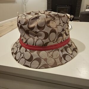 Y2K Vintage Coach Signature Pattern Hat